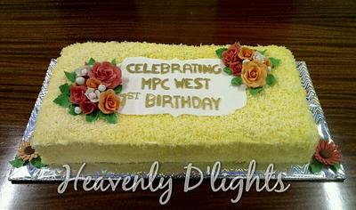 Church Anniversary Cake - Cake by novita