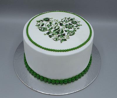Hand painted cake  - Cake by Janka