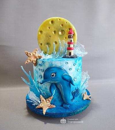 Dolphin cake - Cake by Mischell