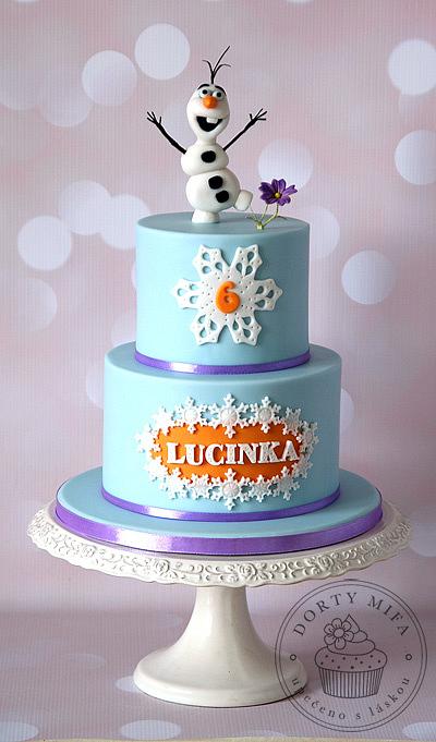 Olaf cake - Cake by Michaela Fajmanova