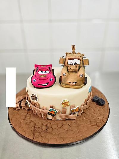 Lightning Mcqueen and Tow Mater  - Cake by Ms. V