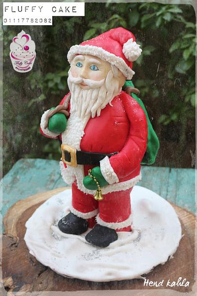 Santa claus  - Cake by Hend kahla