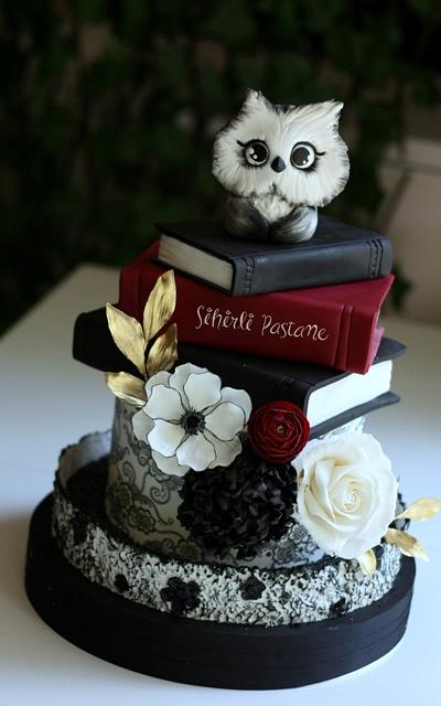 Owl Cake - Cake by Sihirli Pastane