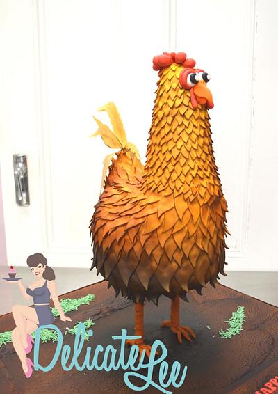 70th Rooster Birthday  - Cake by Delicate-Lee
