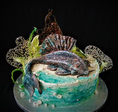 fish in the aquarium - Cake by Torty Zeiko