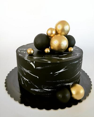 Black cake  - Cake by Tortebymirjana