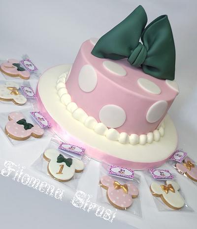 Minnie style cake  - Cake by Filomena