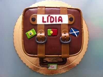 Suitcase cake - Cake by P Cakes