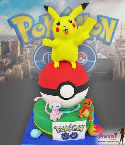 Pokemon Go cake - Cake by Auxai Tartas