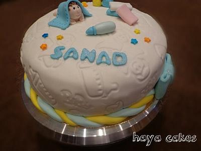 Baby shower cake - Cake by haya