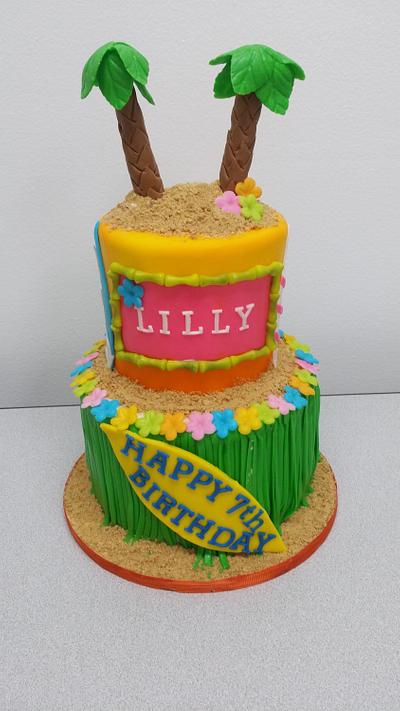 Hawaiian birthday - Cake by Simply Divine Cakery