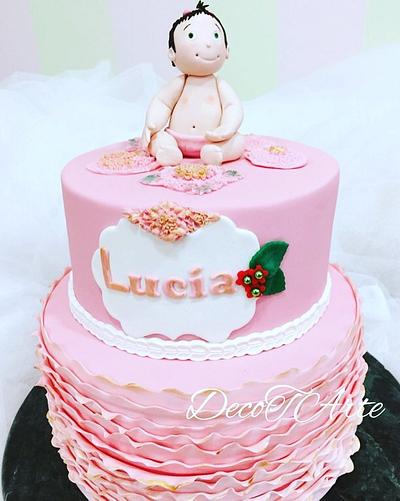 Lucia´s baptism cake - Cake by Mara Dragan - cakes&decorations