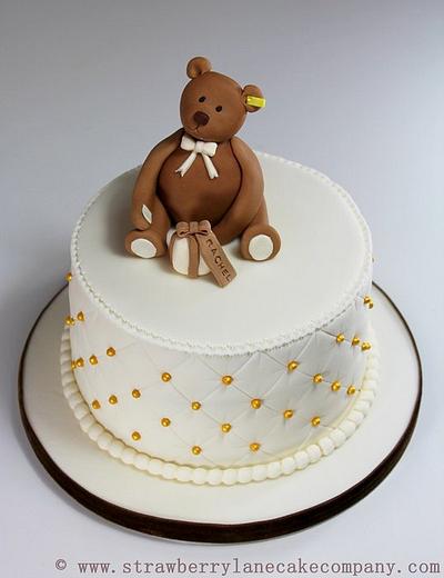 Teddy Bear Birthday Cake for my Sister - Cake by Strawberry Lane Cake Company