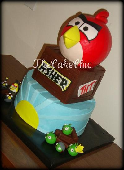 Angry Birds Cake - Cake by Misty