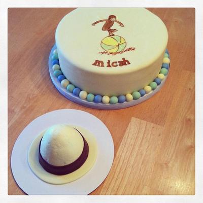 Curious George First Birthday - Cake by Becky Pendergraft