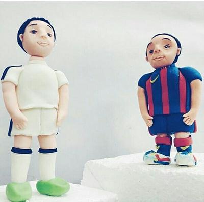 Football players - Cake by Caked India