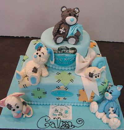 Tatty Teddy and Blue nose friends - Cake by liesel
