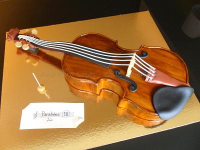 Violin - Cake by Ana Rita Lopes - Bolos Decorados