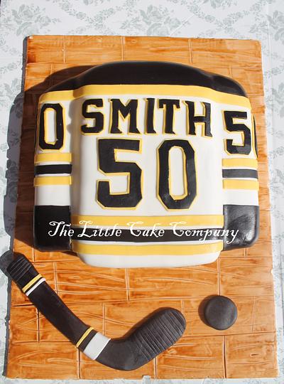 Boston Bruins Jersey Cake - Cake by The Little Cake Company