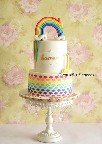 Rainbow cake - Cake by Oven 180 Degrees