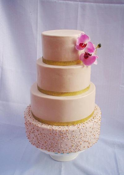 Tulip Wedding cake - Cake by palakscakes