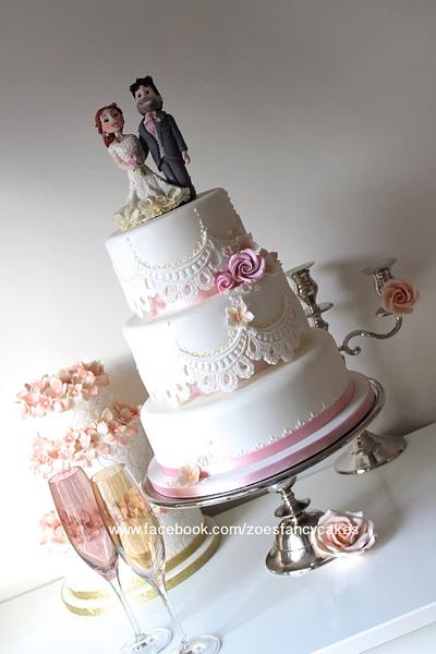 Wedding cake  - Cake by Zoe's Fancy Cakes