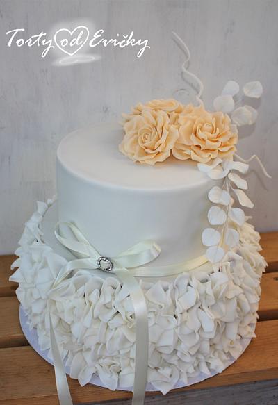 Wedding  - Cake by Cakes by Evička