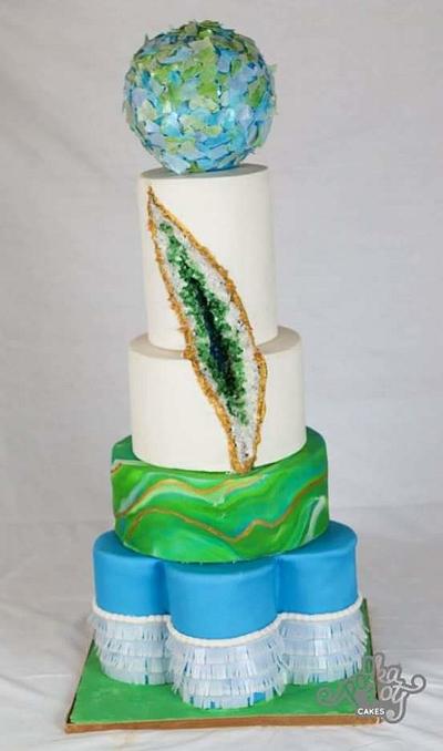 Yummyammy Geode Cake - Cake by Leena