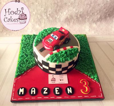 Lighting McQueen Cars Cake - Cake by Hend Taha-HODZI CAKES