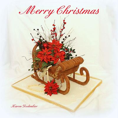 Sweet Christmas Collaboration  - Cake by Karen Dodenbier