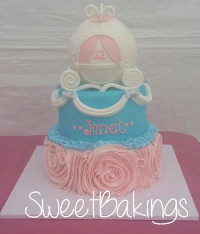 Cinderella  - Cake by Priscilla 