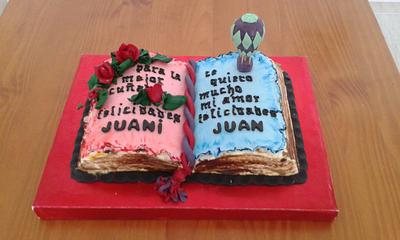 BOOK BIRTHDAY CAKE - Cake by Camelia