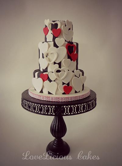 Wedding cake - Cake by loveliciouscakes