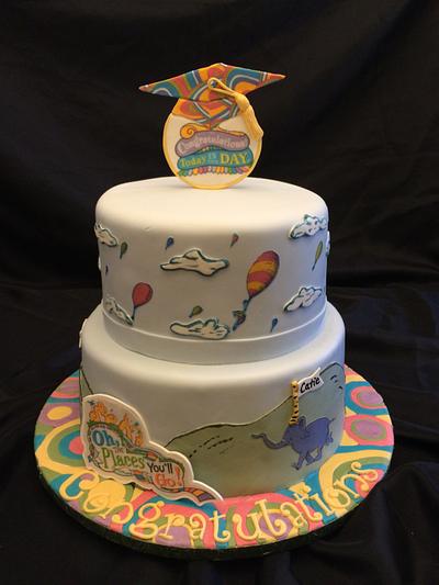 Dr. Suess Graduation Cake - Cake by Theresa