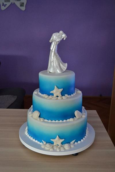 Wedding Sea cake - Cake by Zaklina