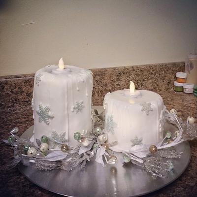 Christmas Eve Candles - Cake by Bryoli3