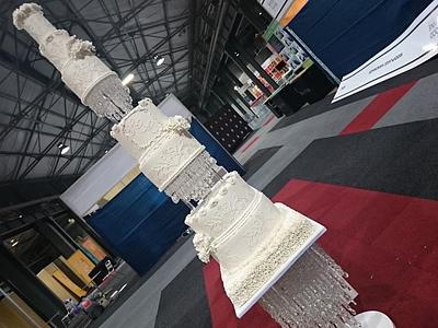 Winner of the Best Wedding Cake on Show at The Good Food and Wine Show, Durban, South Africa - Cake by sasha