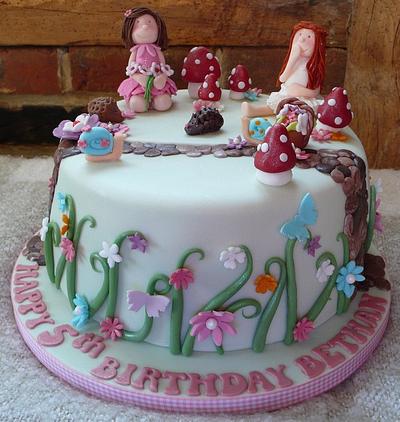 Fairy Garden Cake - Cake by Jip's Cakes