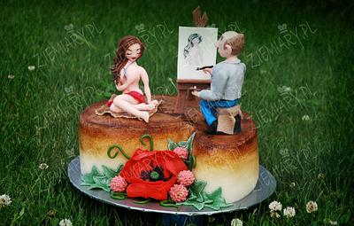 cake for a painter - Cake by Anna Krawczyk-Mechocka