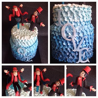 My two grooms! - Cake by Alison Cowan