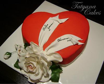 Valentine cake - Cake by Tatyana Cakes