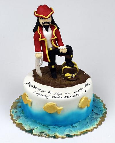 Captain Morgan for 40th Birthday - Cake by Beatrice Maria