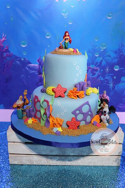 Ariel Under the Sea Cake - Cake by Sweet Bites by Ana