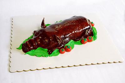 Suckling Pig Cake - Cake by Larisse Espinueva