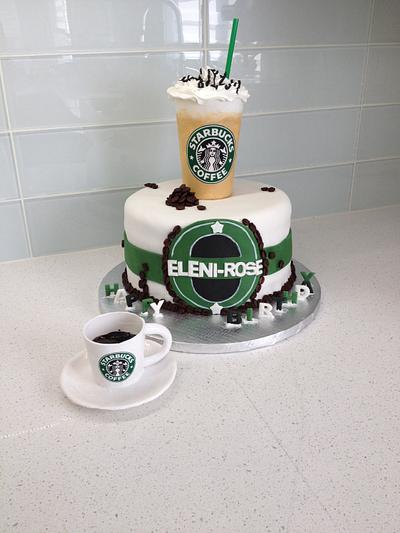 Starbucks Lover Birthday Cake - Cake by  Sweet Cakes by Vanessa