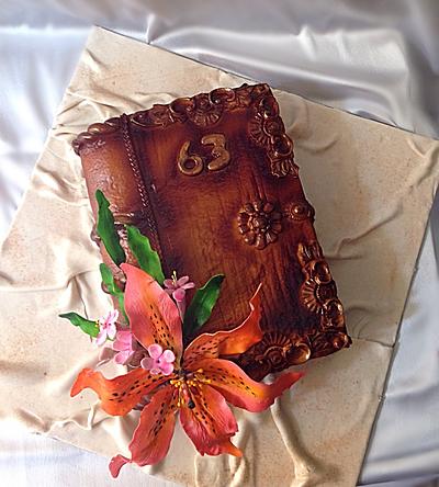 The antique diary..... - Cake by Seema Bagaria