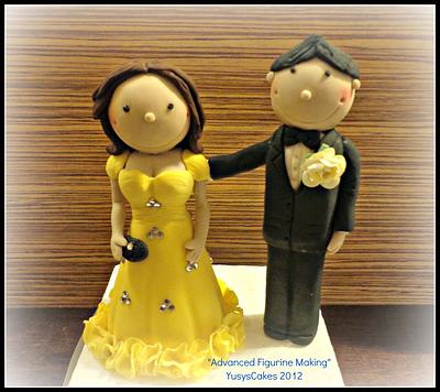 Bride and Groom - Cake by Yusy Sriwindawati