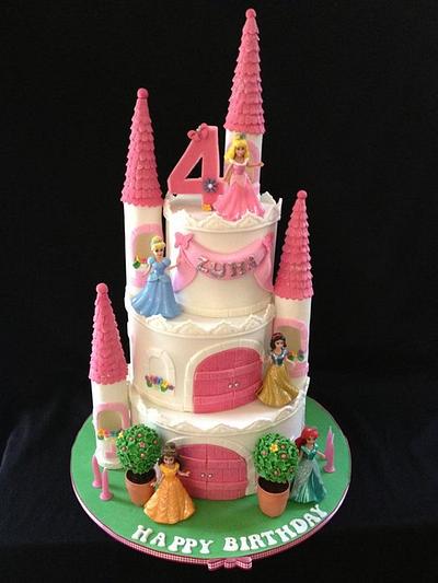 Princess castle cake - Cake by Cakes for mates