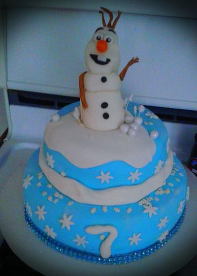 Olaf - Cake by Jennifer 