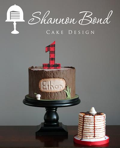 Plaid First Birthday Cake - Cake by Shannon Bond Cake Design